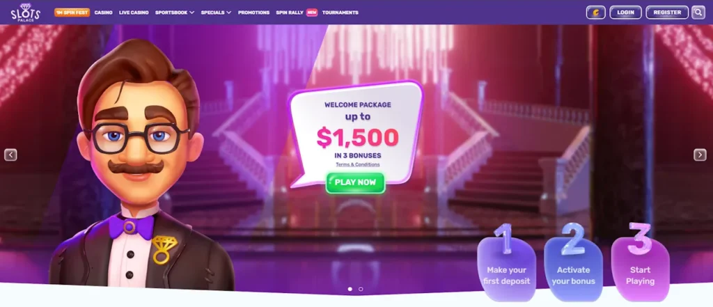 Slotspalace Homepage